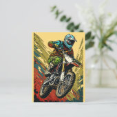 Motocross Briefkaart (Staand voorkant)