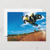 Motocross Briefkaart (Voorkant / Achterkant)