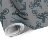 Motocross Cadeaupapier (Rol Hoek)