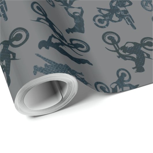 Motocross Cadeaupapier (Rol Hoek)