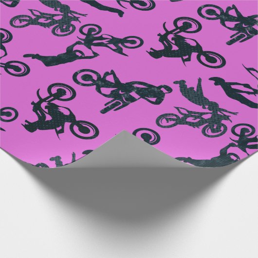 Motocross Cadeaupapier (Hoek)