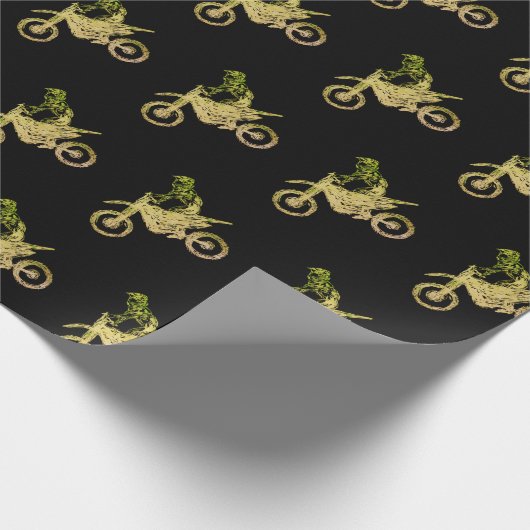 Motocross Cadeaupapier (Hoek)