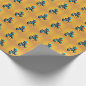 Motocross Cartoon — Verpakkingspapier Cadeaupapier (Hoek)