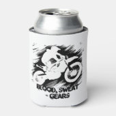 Motocross Citaat Sport Motorcycle Racefoto Blikjeskoeler (Blikje Voorkant)