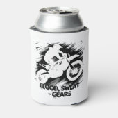 Motocross Citaat Sport Motorcycle Racefoto Blikjeskoeler (Blikje Achterkant)