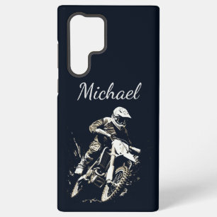 Motocross Citaat Sport Motorfiets Racen Aanpassen Samsung Galaxy Hoesje