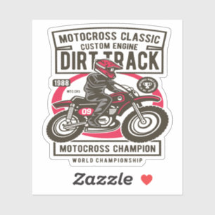 Motocross Classic Sticker