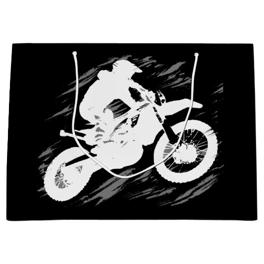 Motocross-competitieve sportmotorcycle Racing Groot Cadeauzakje (Voorkant)