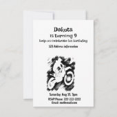 Motocross-competitieve sportmotorcycle Racing Kaart (Achterkant)