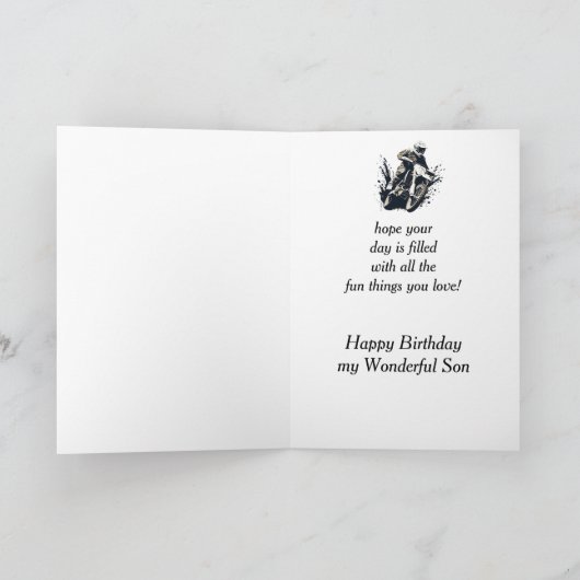 Motocross-competitieve sportmotorcycle Racing Kaart (Binnen)