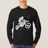 Motocross Competitive Sport Motorcycle Racing T-shirt (Voorkant)