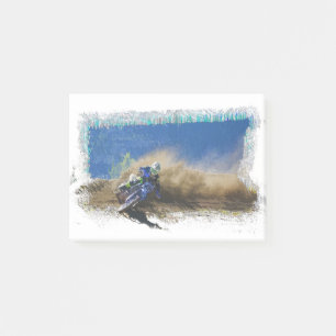 Motocross-coureur Kunstwerk Cadeaus Post-it® Notes