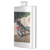 Motocross-coureur werkkussen flacon (Links)