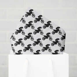 Motocross découpage papier, Dirt Bike Motorfiets Tissuepapier