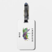 Motocross Dirt Bike Bagagelabel (Achterkant verticaal)