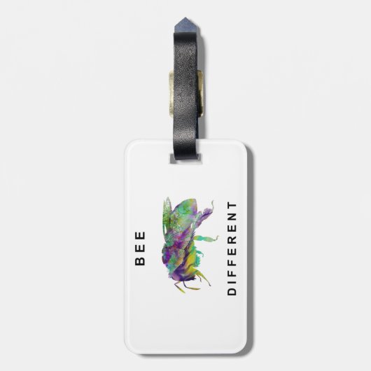 Motocross Dirt Bike Bagagelabel (Achterkant verticaal)