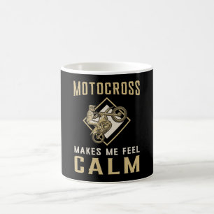 Motocross Dirt Bike Biker Keep Calm Funny Gift Koffiemok