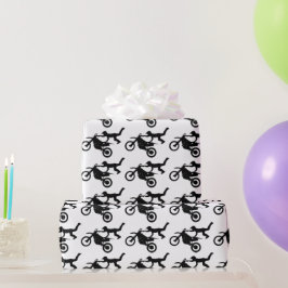 Motocross Dirt Bike Birthday Party - Verpakkingspa Cadeaupapier