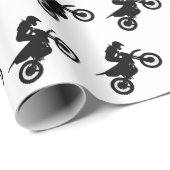 Motocross Dirt Bike Cadeaupapier (Rol Hoek)