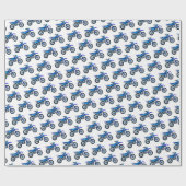 Motocross Dirt Bike Cadeaupapier (Vlak)