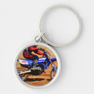 Motocross Dirt-Bike Champion Racer 4 Sleutelhanger