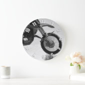 Motocross Dirt-Bike Grote Klok (Huis)