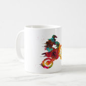 Motocross Dirt Bike Koffiemok (Voorkant links)