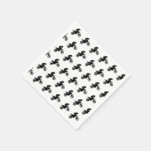 Motocross Dirt Bike Papier Servet (Hoek)