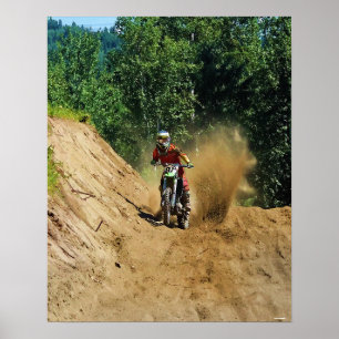 Motocross Dirt-Bike Poster