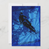 Motocross Dirt Bike Race Boys Birthday Party Invit Kaart (Achterkant)