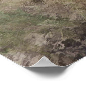 Motocross Dirt-Bike Racer One Wheeling Poster (Hoek)