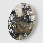 Motocross Dirt-Bike Racing Grote Klok (Hoek)