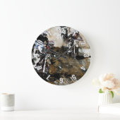 Motocross Dirt-Bike Racing Grote Klok (Huis)