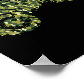 Motocross Dirt Bike Racing Shirt Camouflage Poster (Hoek)