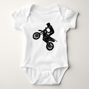 Motocross Dirt-Bike Rider Romper