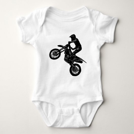 Motocross Dirt-Bike Rider Romper (Voorkant)