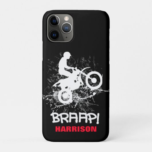 Motocross Dirt Bikers Mud Splatter Braap Case-Mate iPhone Case (Achterkant)