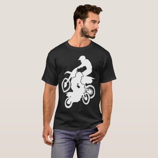 Motocross Dirt Bikes Off-road Motorcycle Racing T-shirt (Voorkant volledig)