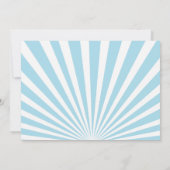 Motocross Dirtbike Invitation Blue Kaart (Achterkant)