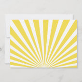 Motocross Dirtbike Invitation, Yellow and Red Kaart (Achterkant)