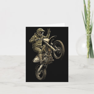 Motocross dirtbike race camouflage offroad rijder  kaart