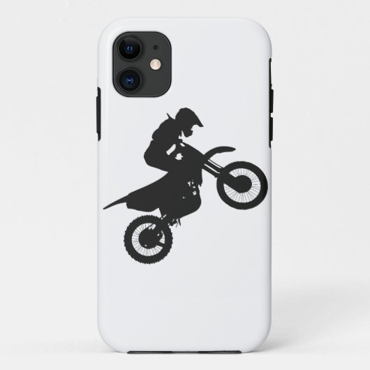 Motocross driver - Kies achtergrondkleur Case-Mate iPhone Case (Achterkant)