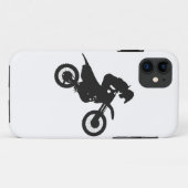 Motocross driver - Kies achtergrondkleur Case-Mate iPhone Case (Achterkant (horizontaal))