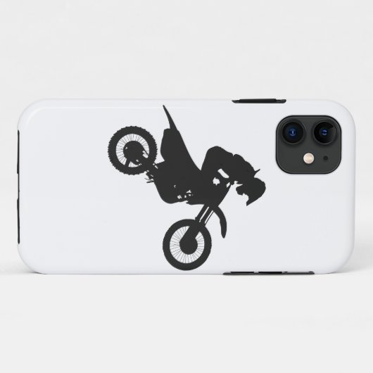 Motocross driver - Kies achtergrondkleur Case-Mate iPhone Case (Achterkant (horizontaal))