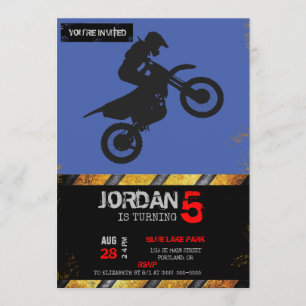 Motocross driver - Kies achtergrondkleur Kaart