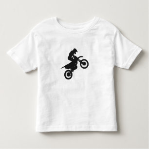 Motocross driver - Kies achtergrondkleur Kinder Shirts