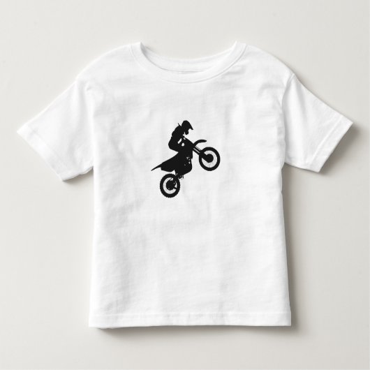 Motocross driver - Kies achtergrondkleur Kinder Shirts (Voorkant)