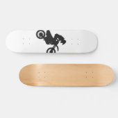 Motocross driver - Kies achtergrondkleur Persoonlijk Skateboard (Horizontaal)