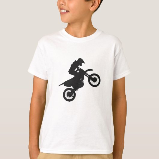 Motocross driver - Kies achtergrondkleur T-shirt (Voorkant)