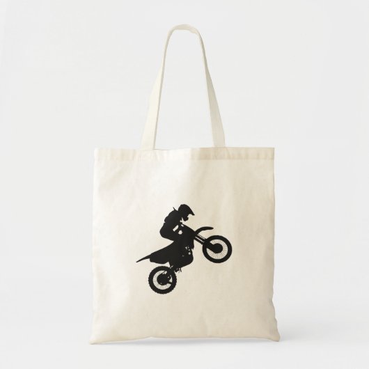 Motocross driver - Kies achtergrondkleur Tote Bag (Voorkant)